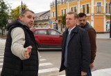Благоустройство аллеи на улице Мира в Вологде подходит к завершению